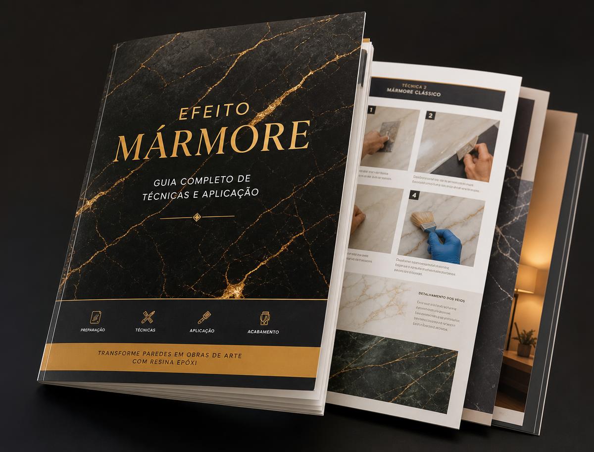 Capa da apostila Efeito Mármore